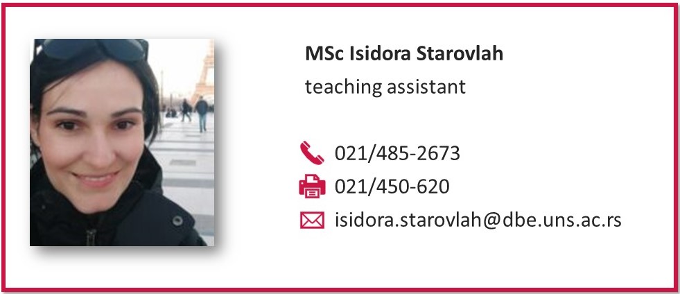 MSc Isidora Starovlah